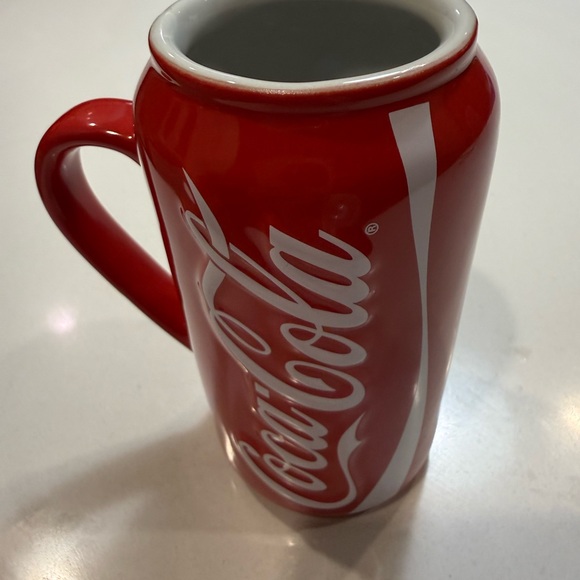 Coca-Cola Red and White Ceramic Mug - Picture 2 of 6